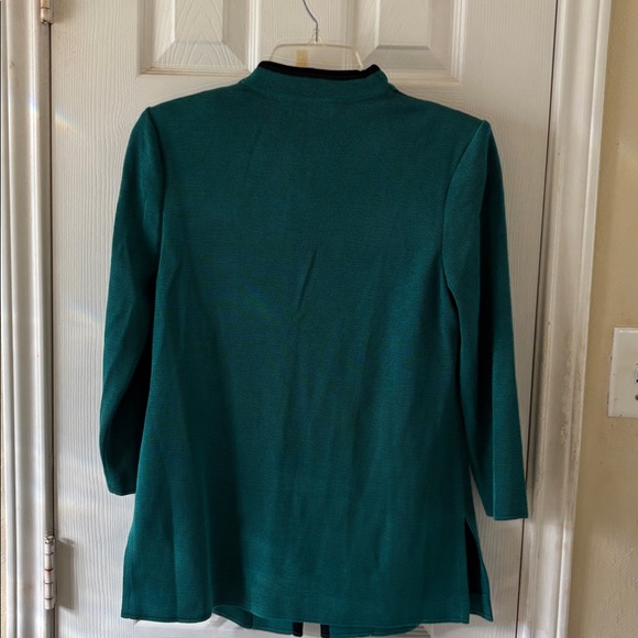 Ming Wang Teal Heritage Fit Top. Size: PXS. NWT - Picture 2 of 12